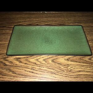 Gabbay Pottery Serving Tray Green Fusion Wasabi